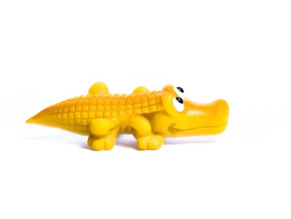 Žlutý aligátor z marcipánu