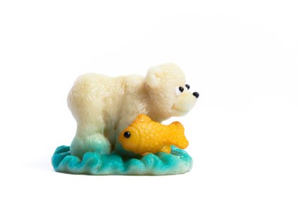 Lední medvěd z marcipánu