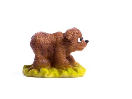 Hnědý medvěd z marcipánu