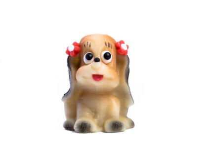 Marcipánový pejsek s kytičkami