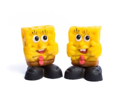 Žlutá houba z marcipánu