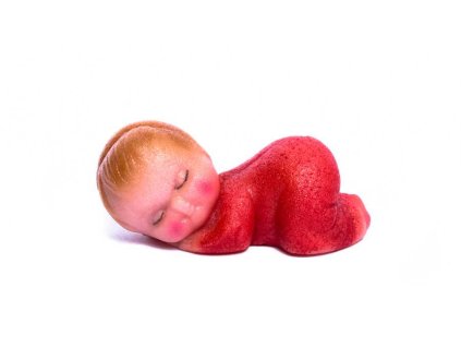 Spící miminko z marcipánu, 2 barvy