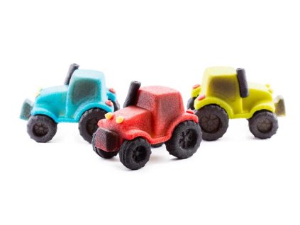 Marcipánové traktory, 3 barvy