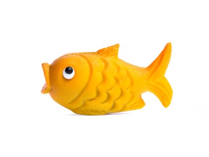 Zlatá rybka z marcipánu