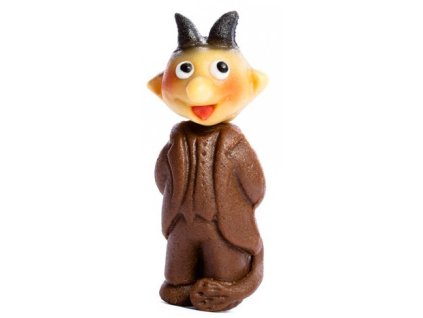 Hnědý čertík z marcipánu