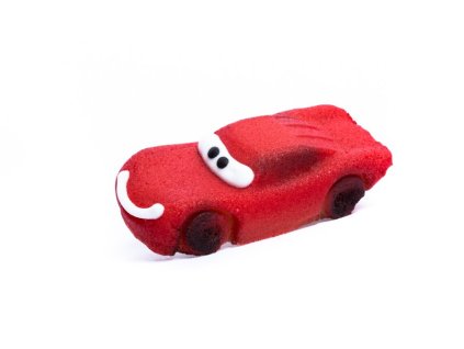 Závodní auto z marcipánu