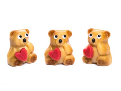 Marcipánový medvídek se srdíčkem