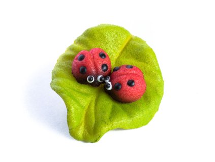 Zamilované berušky z marcipánu