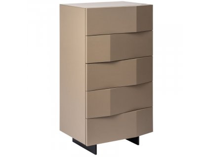 Coffee brown chest of drawers Marco Barotti Linea Diamond 60 x 45 cm