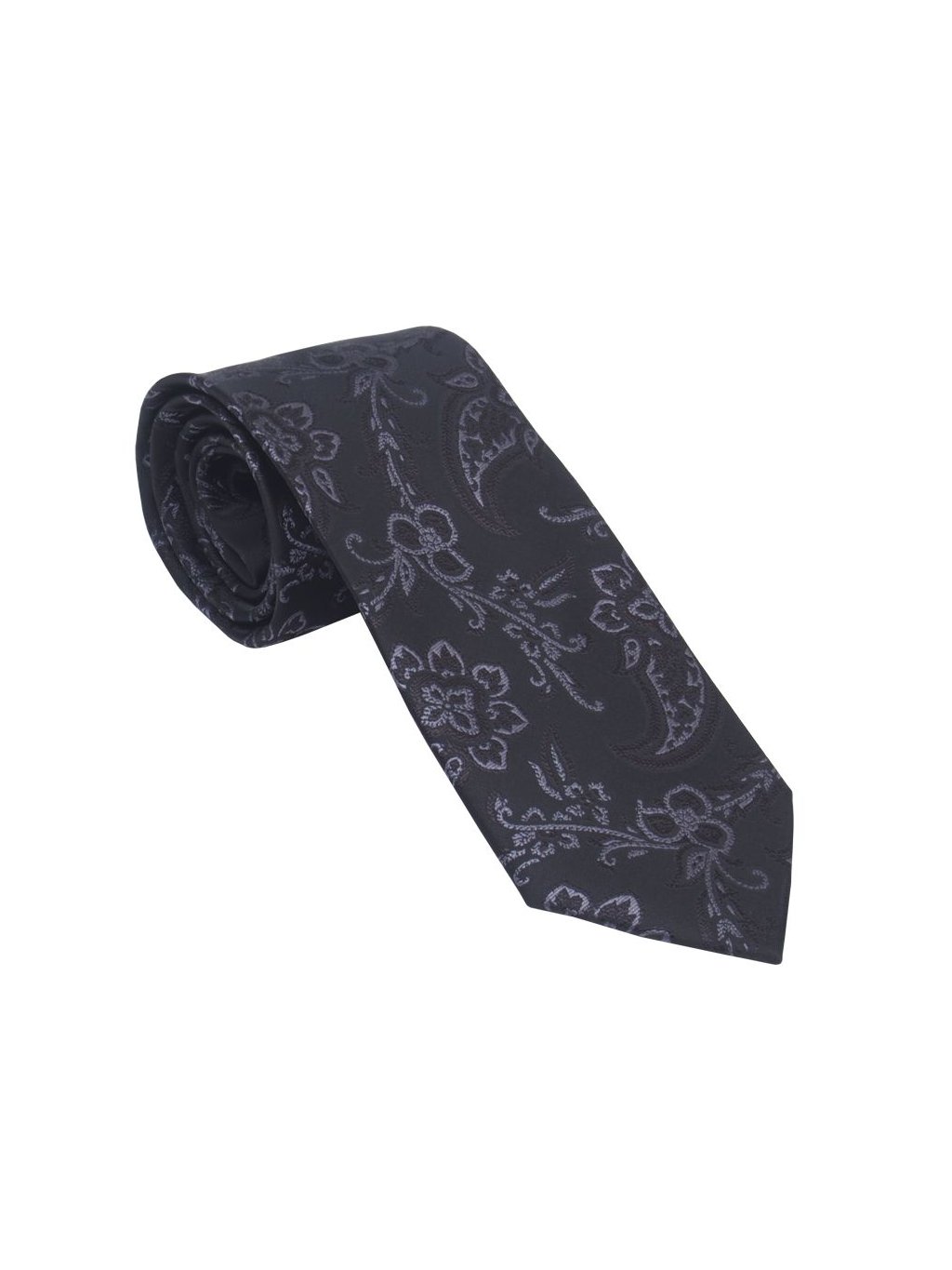 Pánska kravata čierna K0402