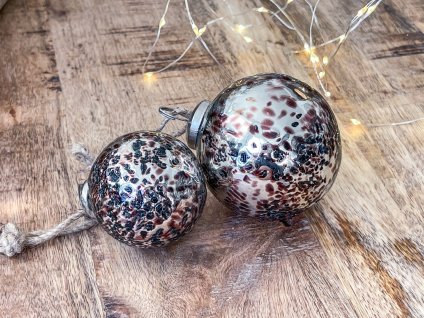 Vánoční ozdoba stříbrná