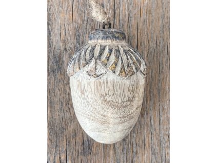 Vánoční ozdoba ze dřeva