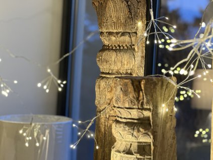 Vánoční osvětlení řetěz vločky do zásuvky