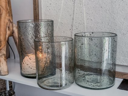 Svícen ze skla NATUR - váza