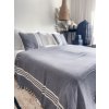Přehoz na postel HAMMAN šedý
