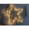 Hvězda svítící - 50 cm do zásuvky s časovačem