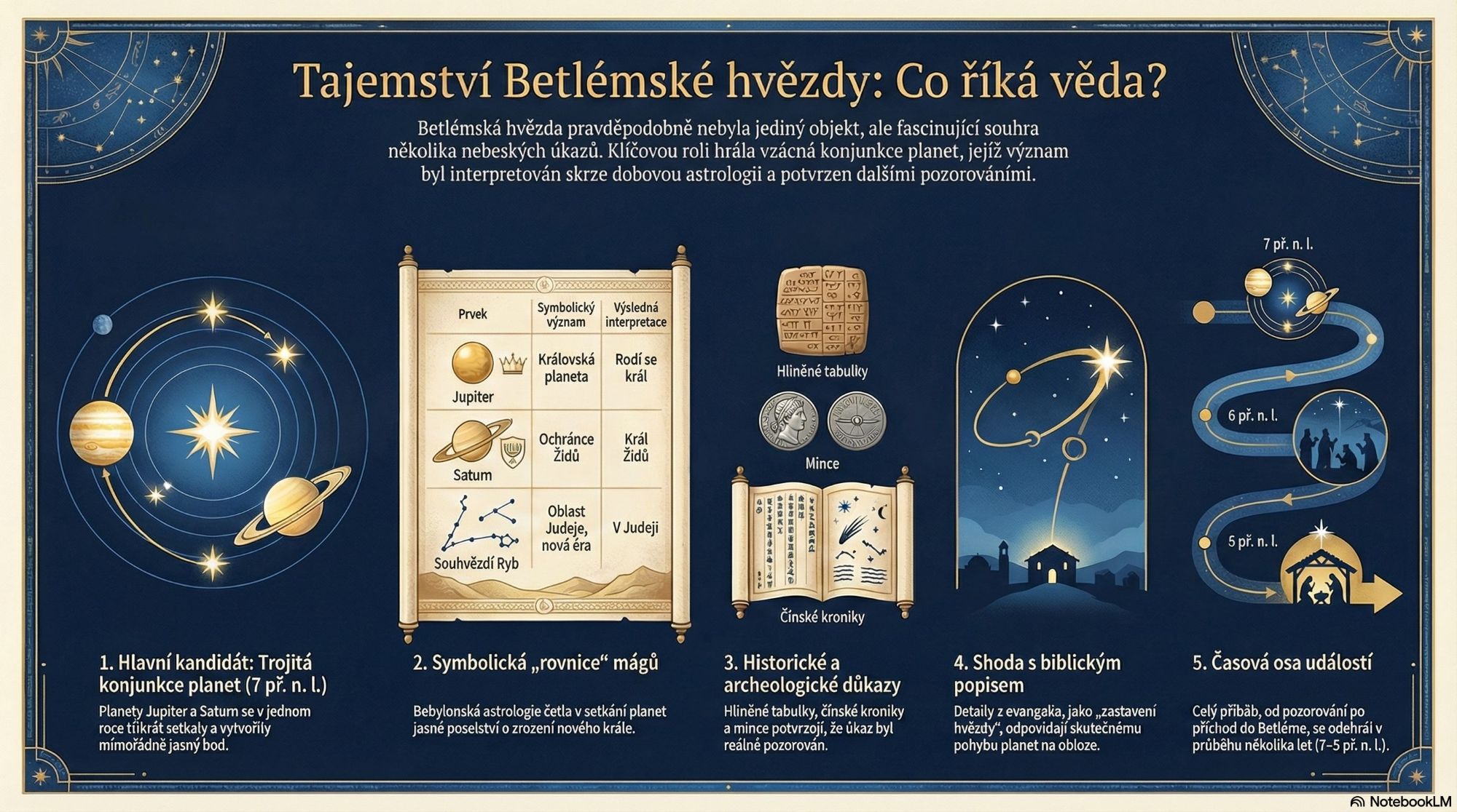 Tajemství Betlémské hvězdy: Co viděli tři králové?