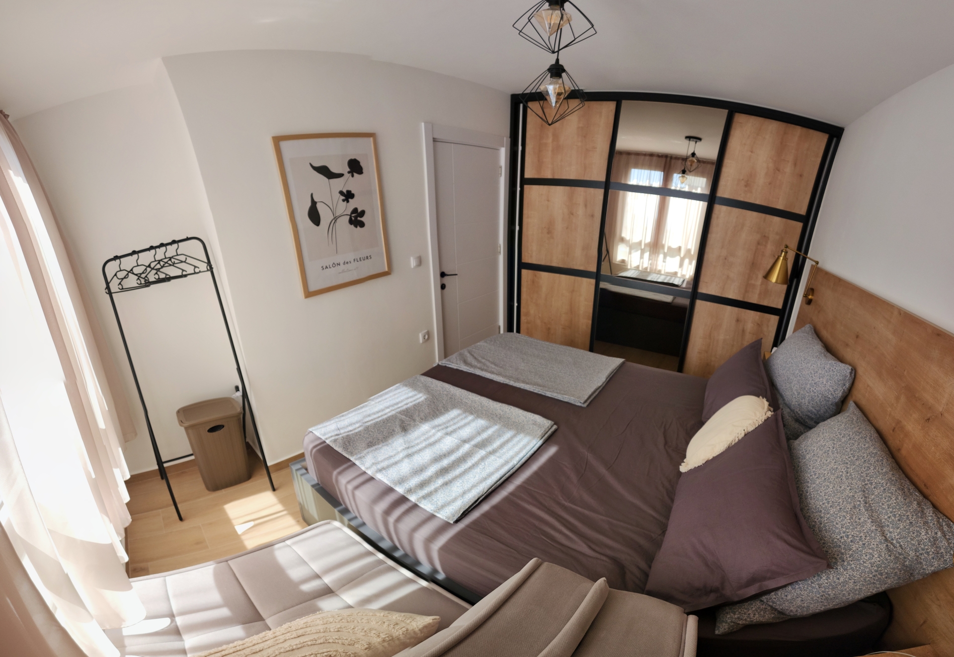 Marelis condo bedroom pano top view