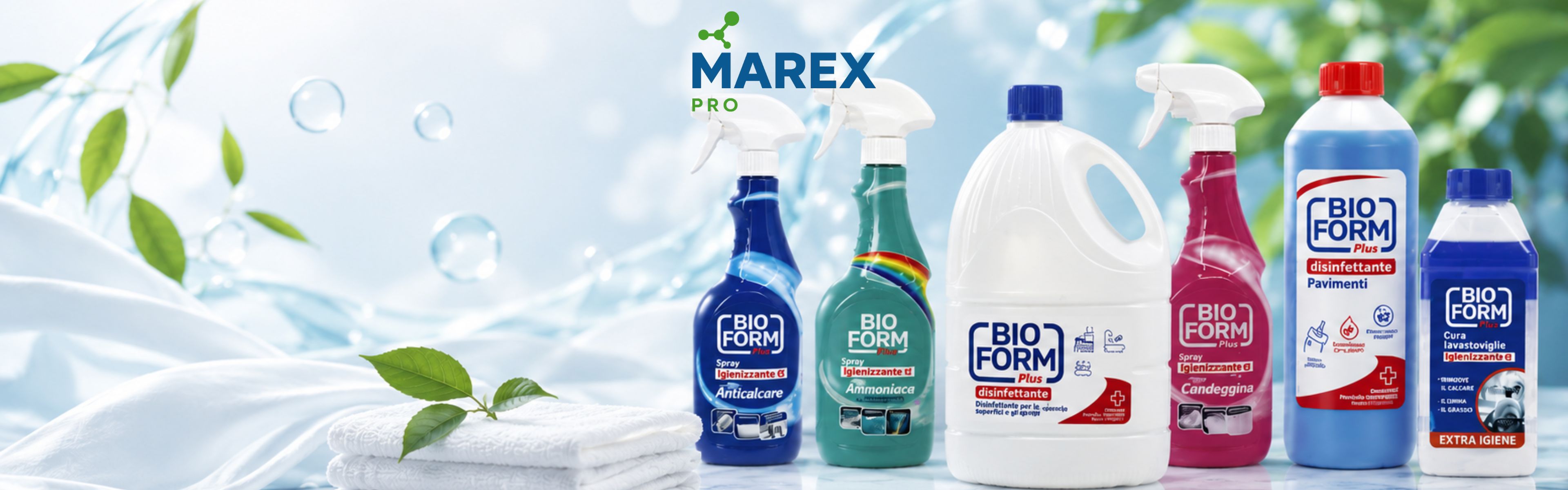 Bioform Plus dezinfekční a čisticí prostředky pro domácnost i profesionální použití