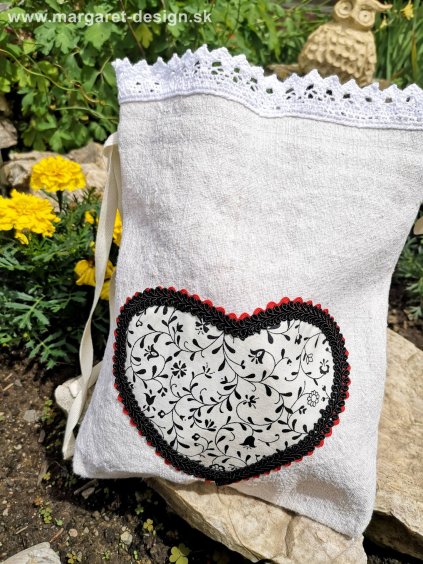 Vrecúško - Čierne srdiečko