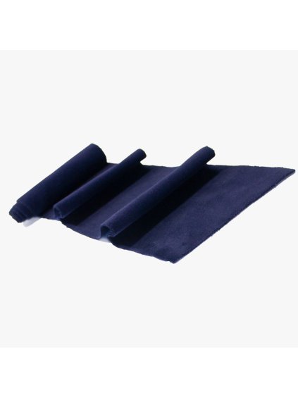 Zamat v tmavo modrej farbe - bavlnený