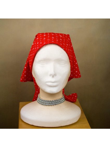 Dámska šatka - červená