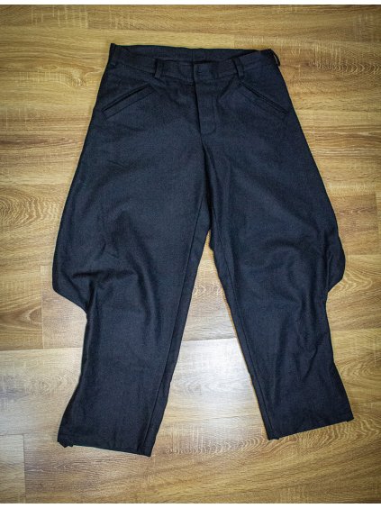 Čierne súkenné nohavice - Rajtky