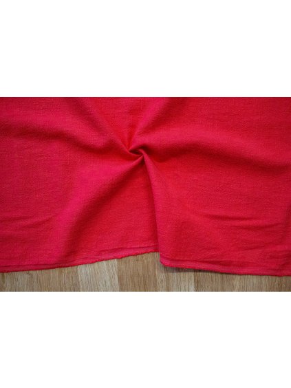 Ľan - Predpraný - Červená KL - 115