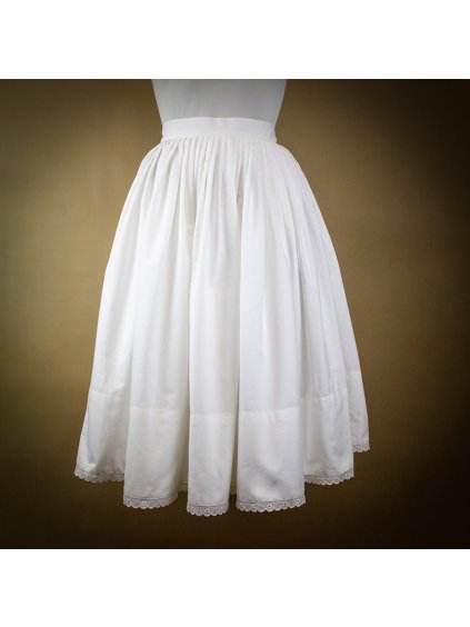 Biela spodnica ku kroju