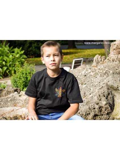 Detské tričko s krátkym rukávom - Farebná