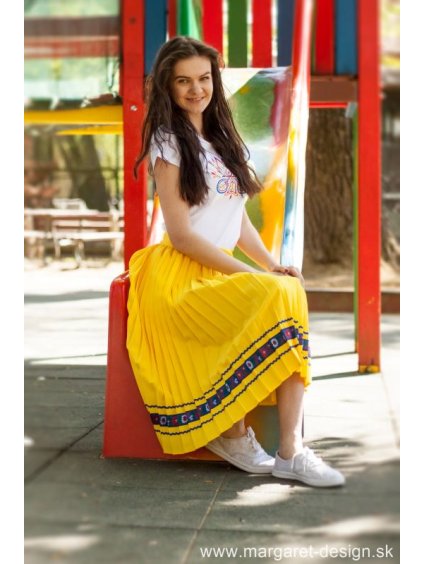 Ručne plisovaná sukňa - Eliška