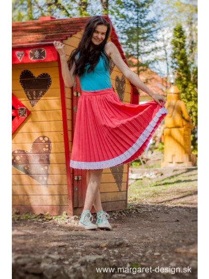 Ručne plisovaná sukňa - Mia