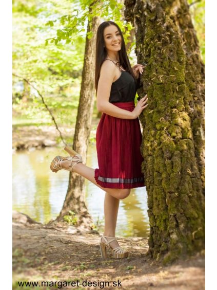 Ručne plisovaná sukňa - Simona