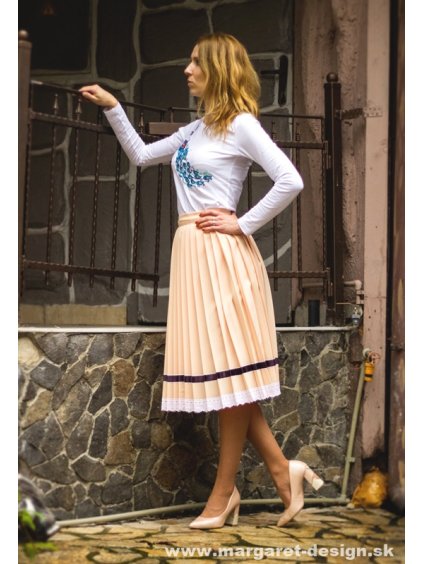 Ručne plisovaná sukňa - Tamara