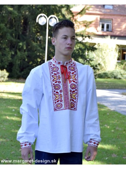 Pánska ručne vyšívaná košeľa - Detva