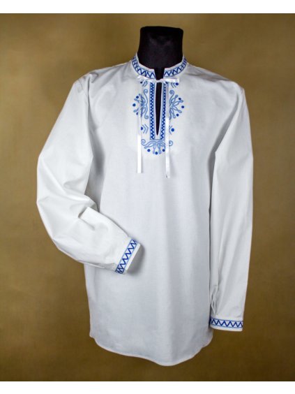 Pánska ručne vyšívaná košeľa - Dúbravy