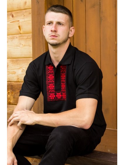 Pánska vyšívaná polokošeľa - Ábelová