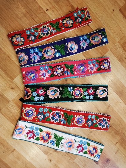 Vyšívaný opasok - Pliešovce