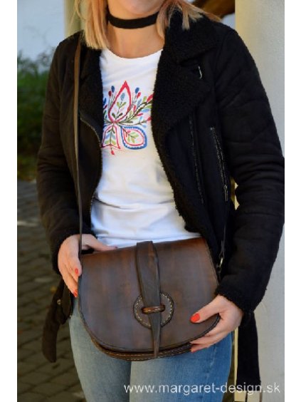 Kožená dámska kabelka - 2 rozmery