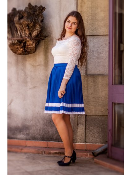 Ručne plisovaná sukňa - Karolína