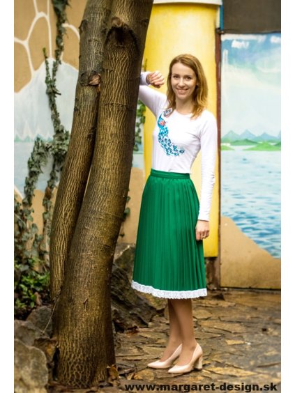 Ručne plisovaná sukňa – Anna