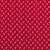 Bavlnená látka – Červená s bielou margarétkou