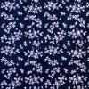 Bavlnená látka – Modrá s bielymi kvietkami