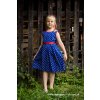 Dievčenské šaty - modré