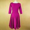 Dámske cyklamenové šaty