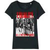 dámský střih tričko s potiskem mfp grafika sufražetky suffragettes black černé
