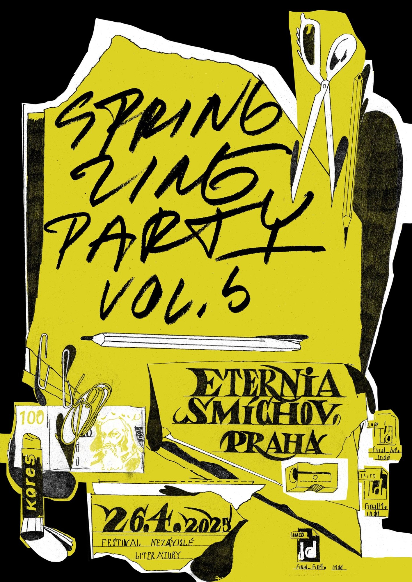 26. dubna se koná oslava nezávislé literatury Spring Zine Party v pražské Eternii