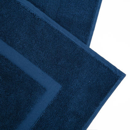 Monochrome Bath Mat – Deep Blue
