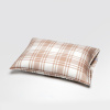 Verbier – 100% cotton flannel pillowcase with a subtle check