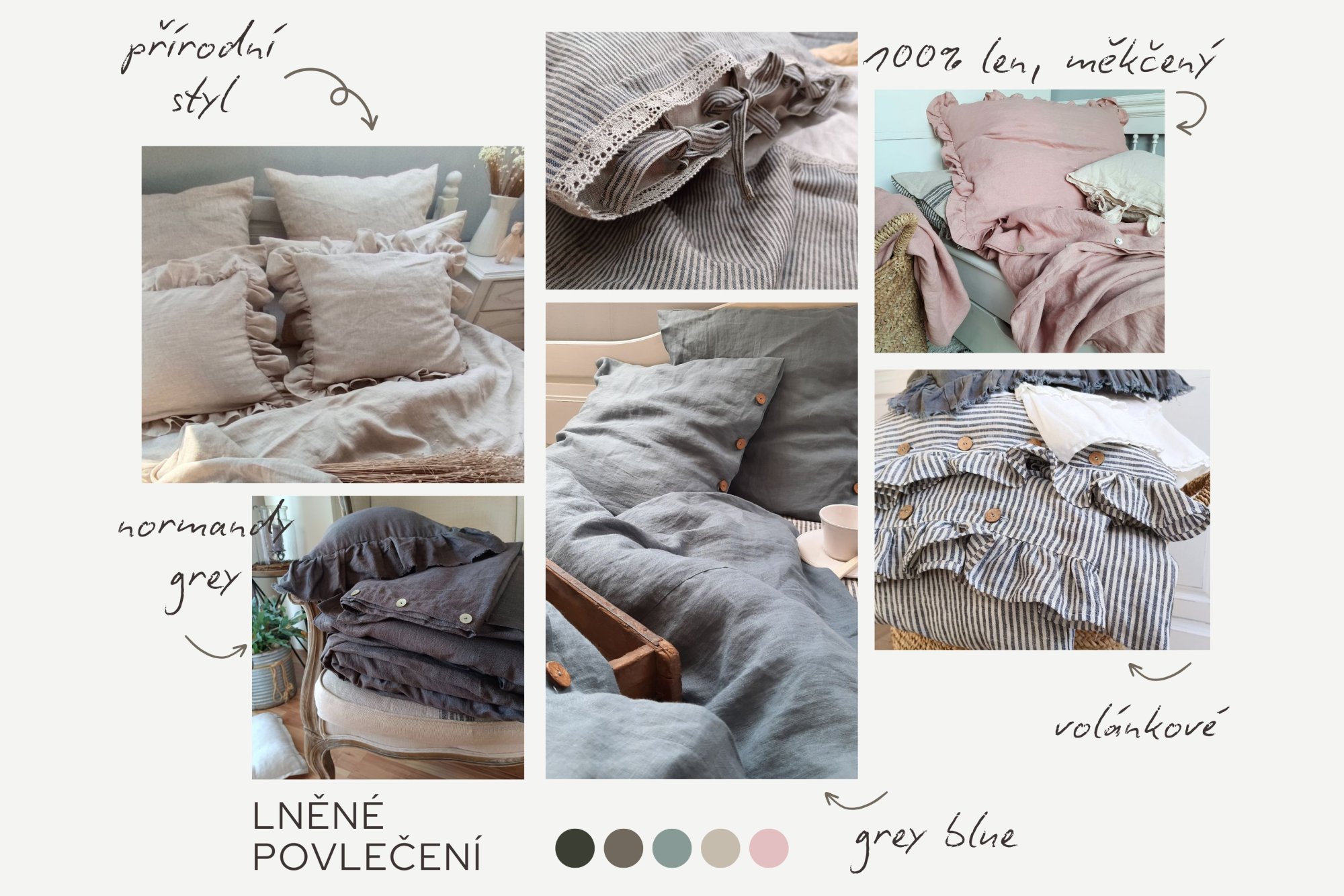 🌿13 let lněné tvorby jako inspirace pro vaše šití....fotogalerie✂️